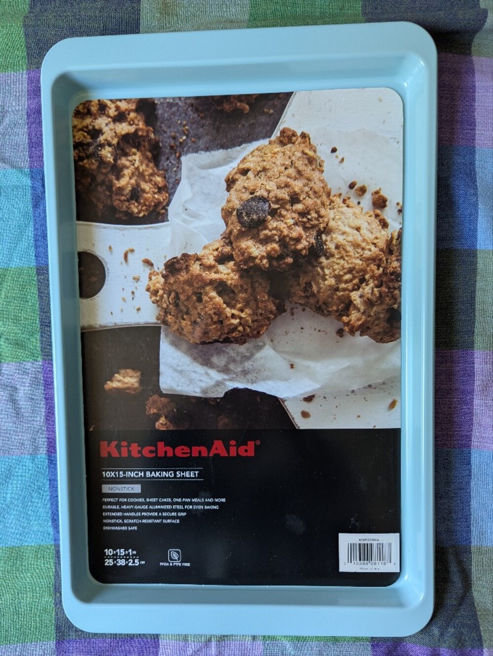 Brand New KitchenAid Light Blue Nonstick Baking Sheet 10x15 Dishwasher Safe